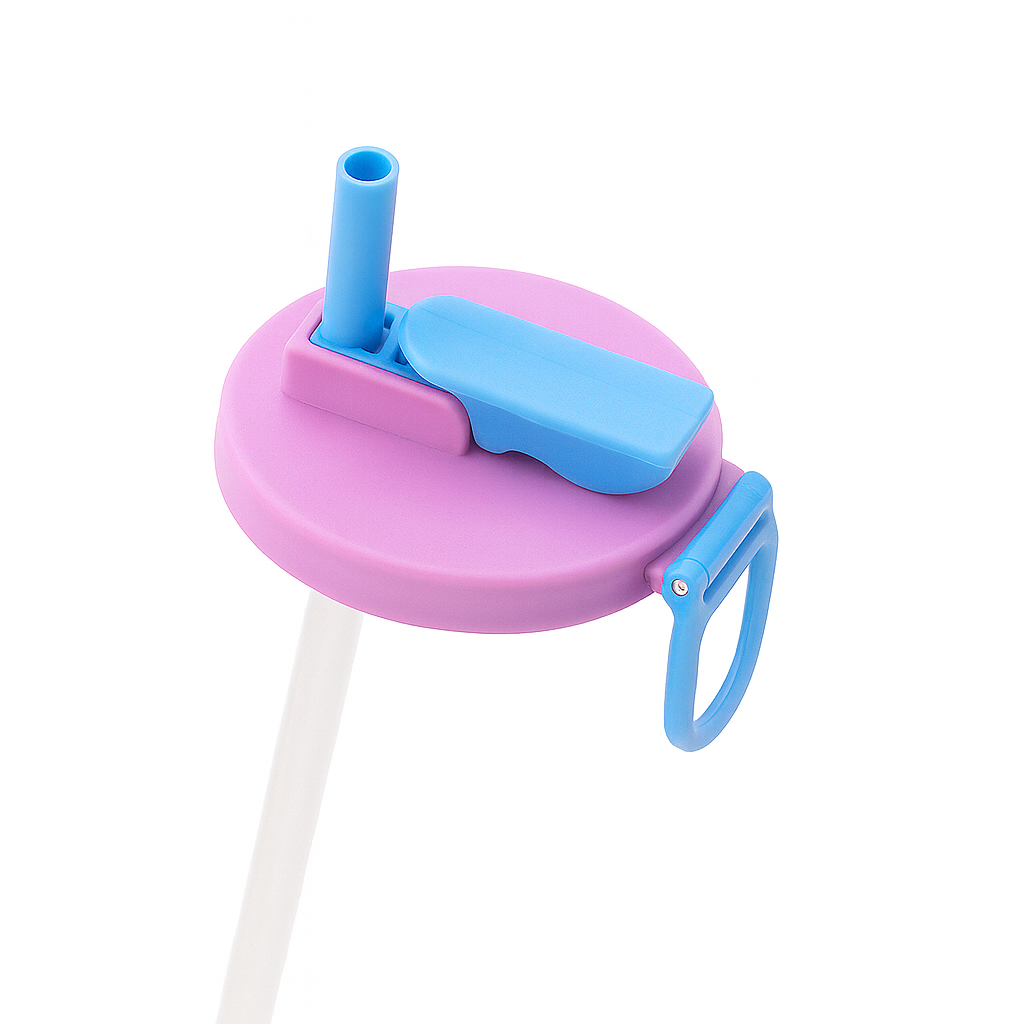 Reusable Soda Can Lids with Straw