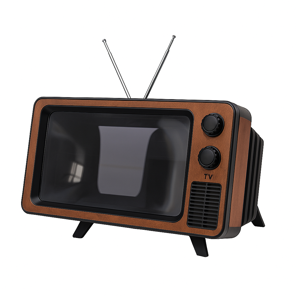 Retro TV Phone Screen Magnifier